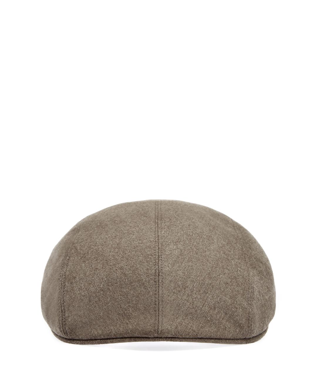 CANALI Коричневая шерстяная кепка/бейсболка, фото 1