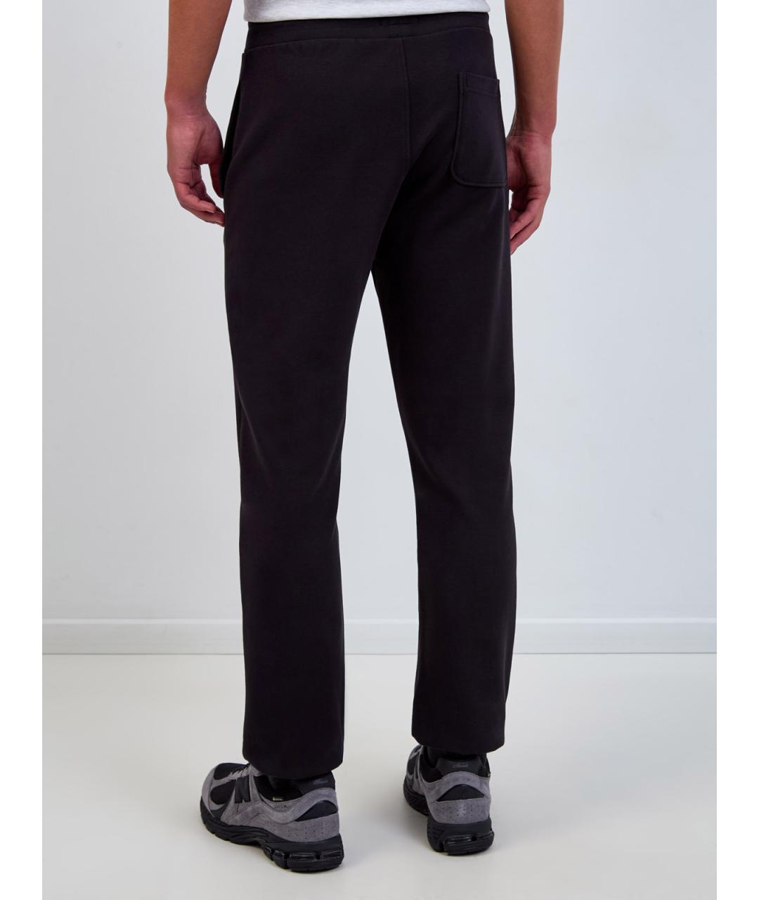 WOOLRICH Черные хлопковые повседневные брюки, фото 4