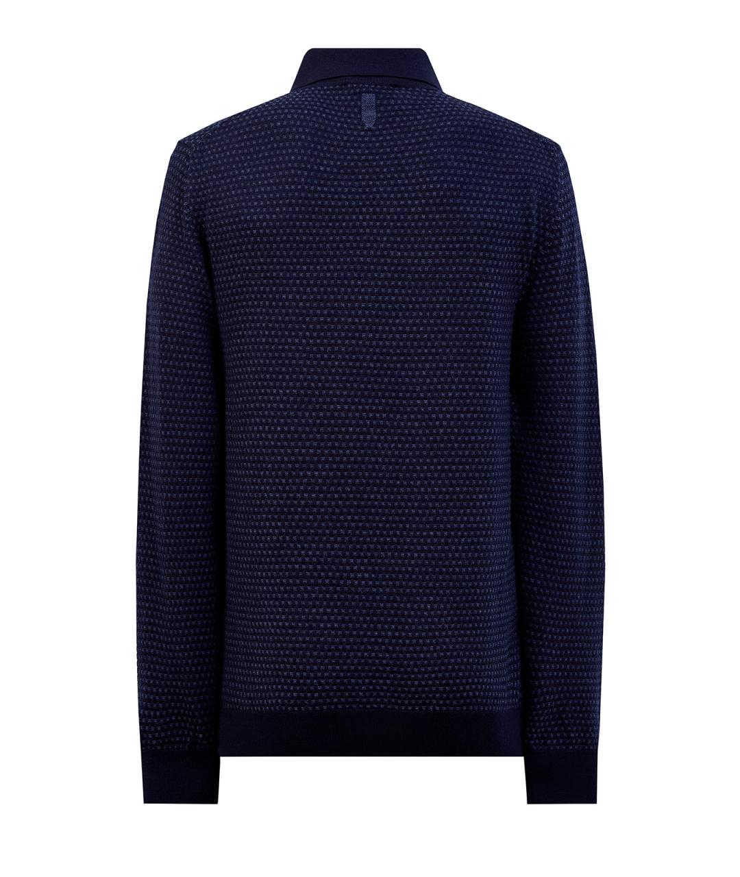 CANALI Синий шерстяной джемпер / свитер, фото 2