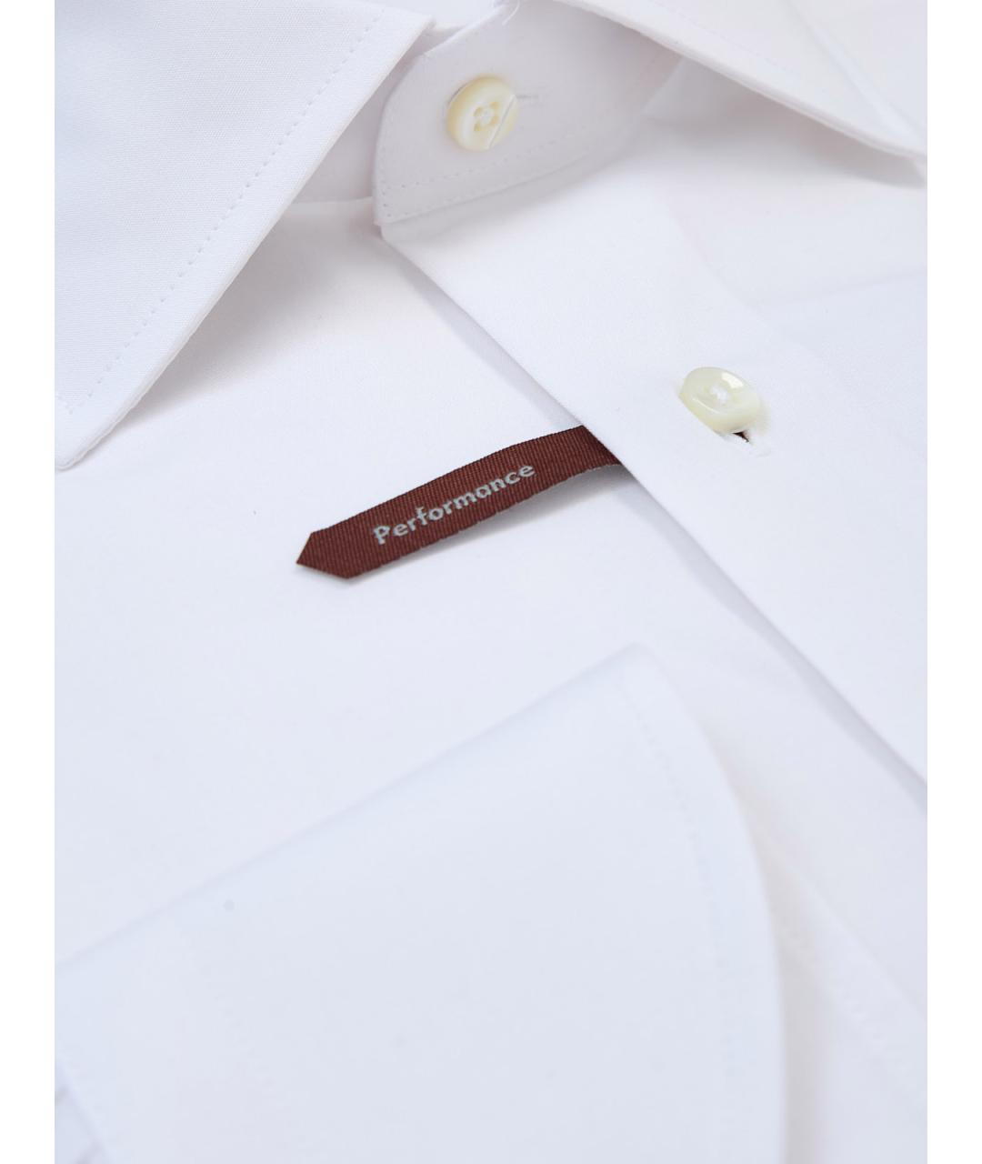CANALI Белая хлопковая классическая рубашка, фото 3