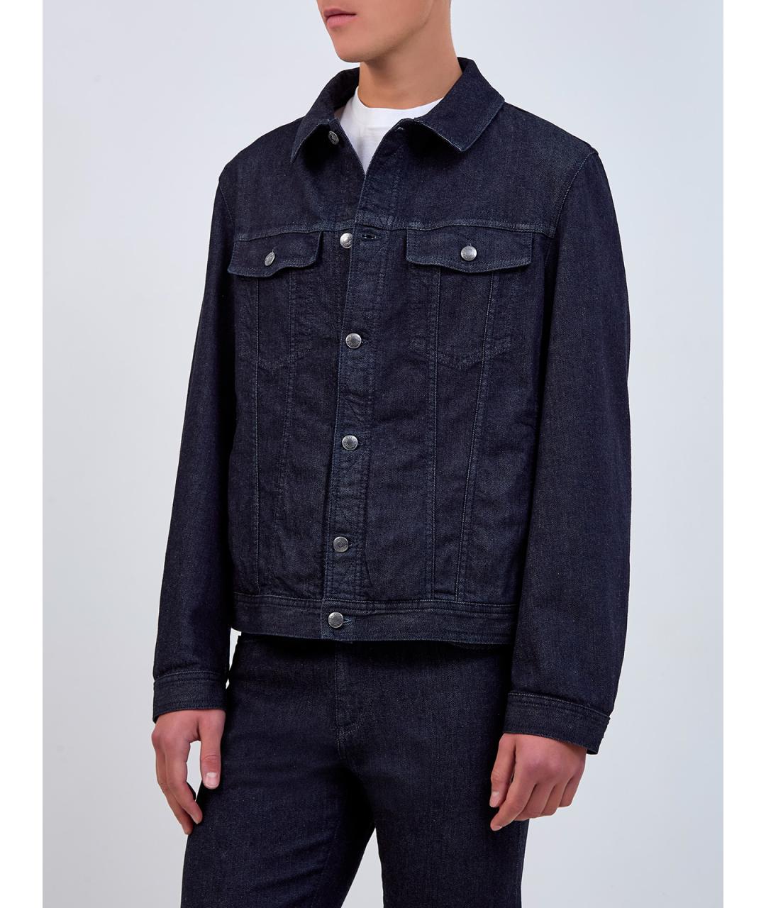 CANALI Синяя хлопковая куртка, фото 3