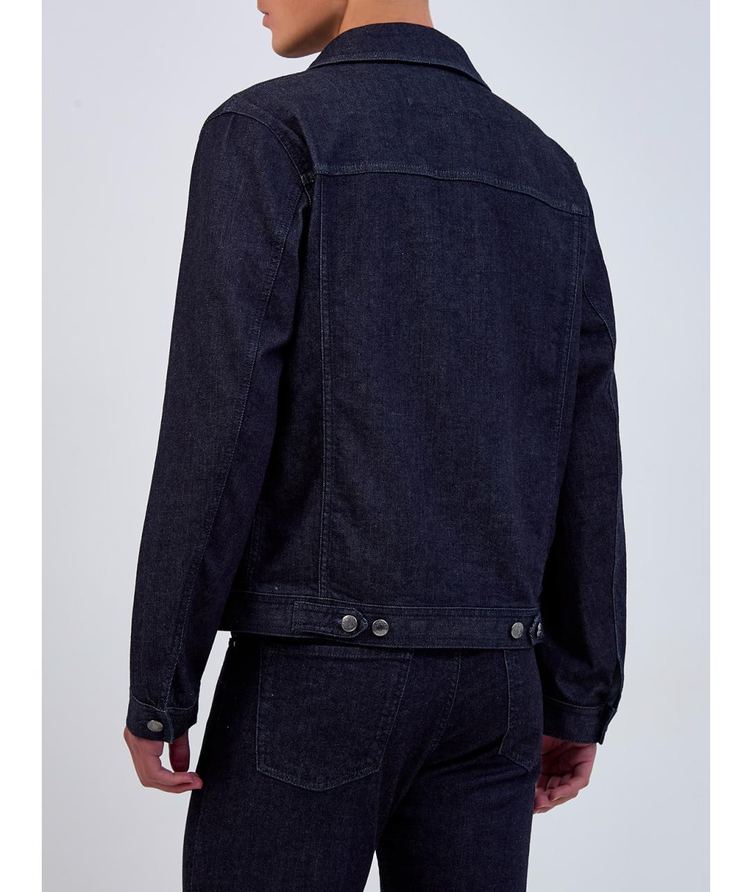 CANALI Синяя хлопковая куртка, фото 4