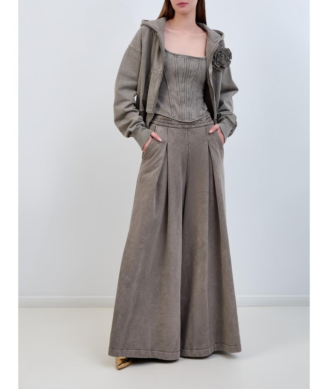 GIUSEPPE DI MORABITO Серая хлопковая майка, фото 2