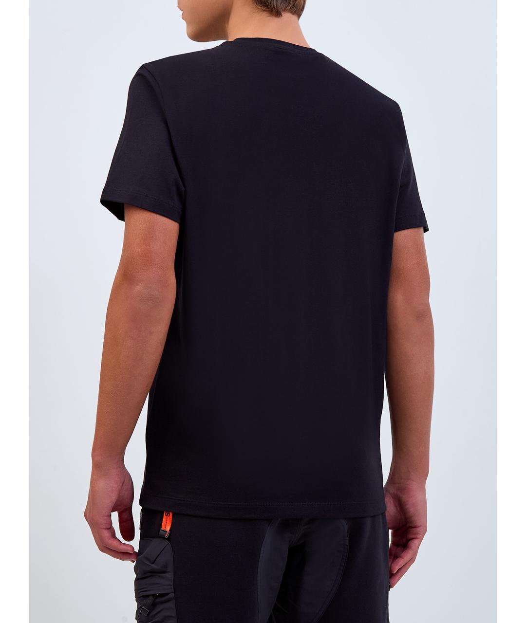 PARAJUMPERS Черная хлопковая футболка, фото 4