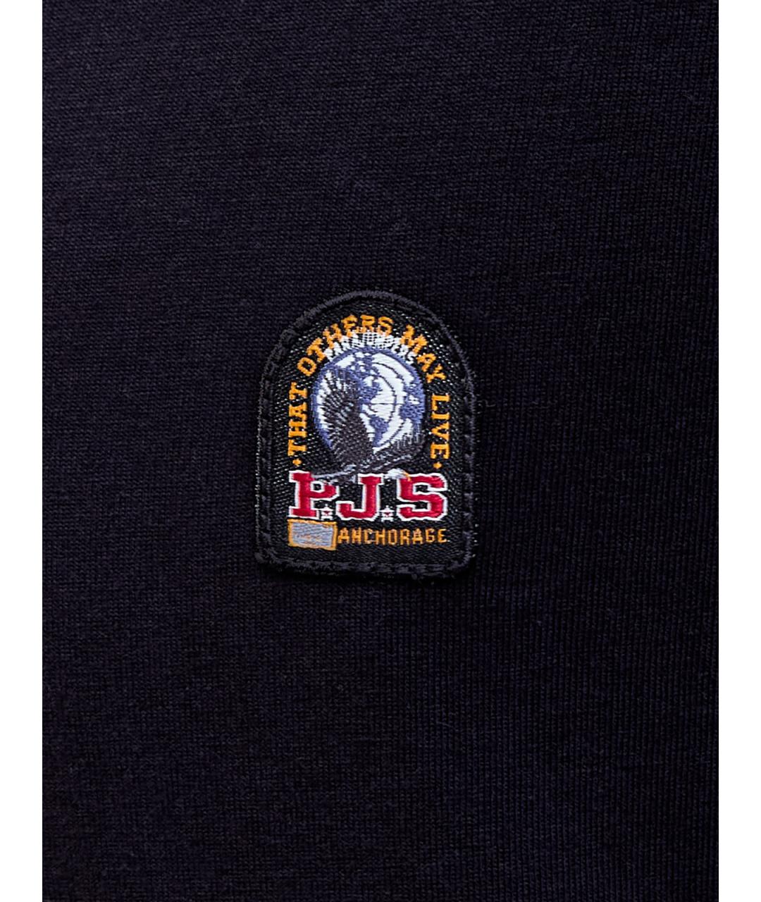PARAJUMPERS Черная хлопковая футболка, фото 5