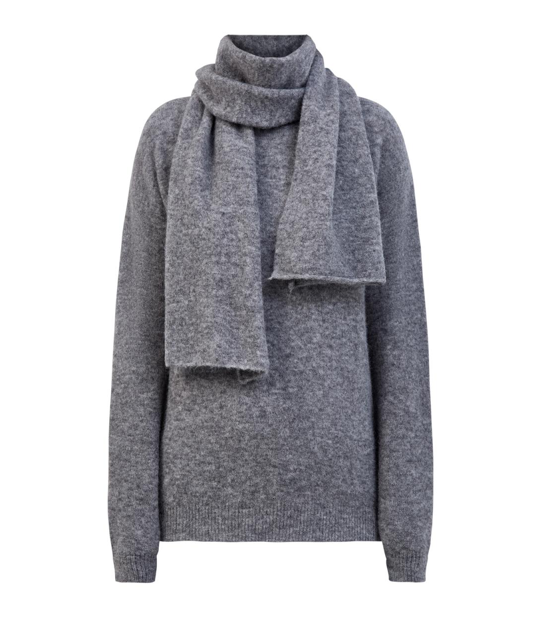 GIUSEPPE DI MORABITO Серый шерстяной джемпер / свитер, фото 1