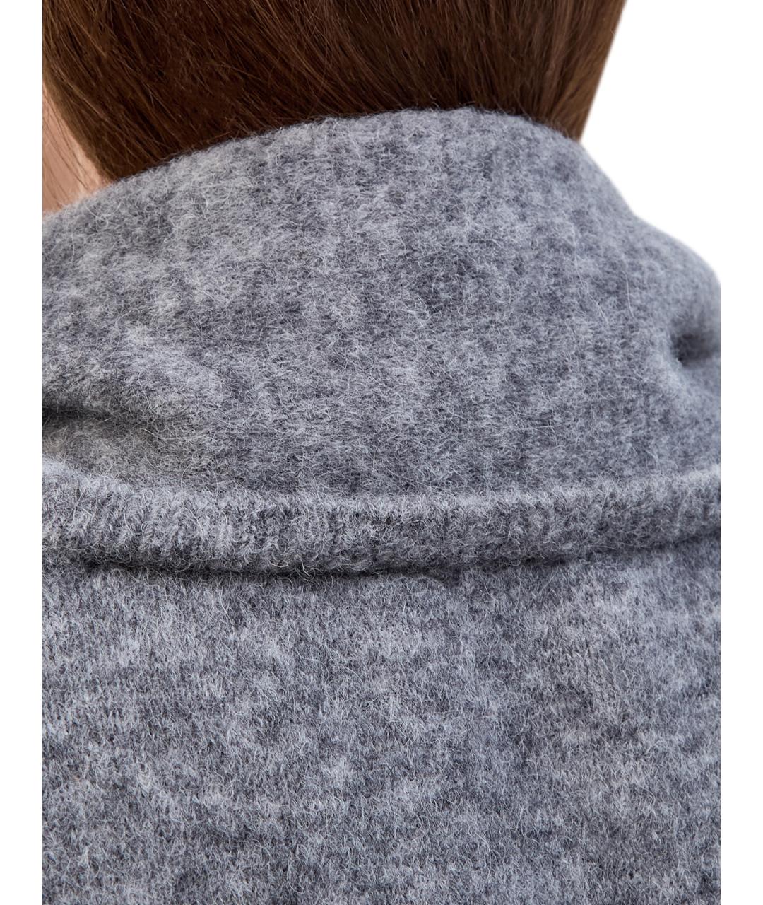 GIUSEPPE DI MORABITO Серый шерстяной джемпер / свитер, фото 5