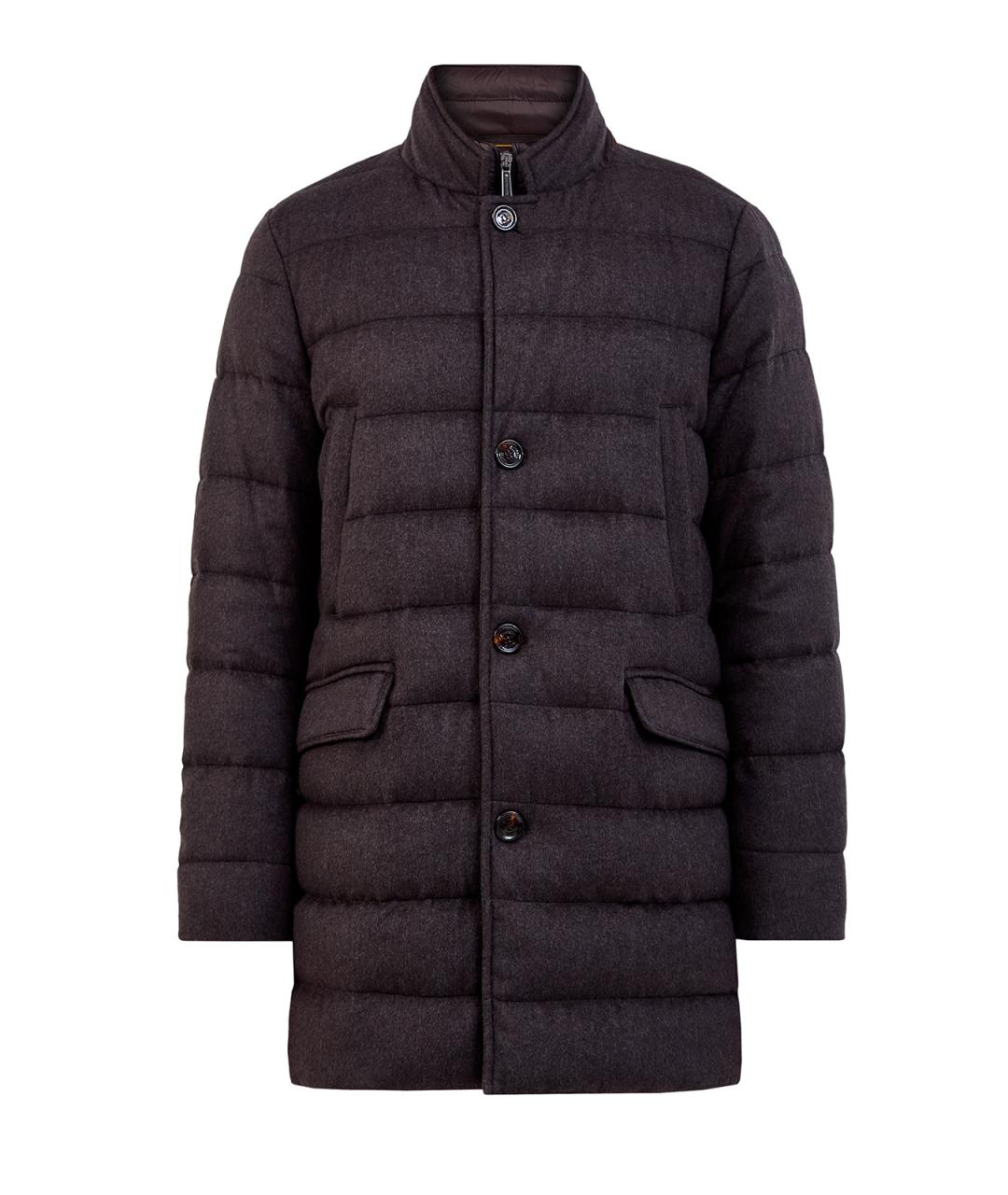 MOORER Коричневый шерстяной пуховик, фото 1