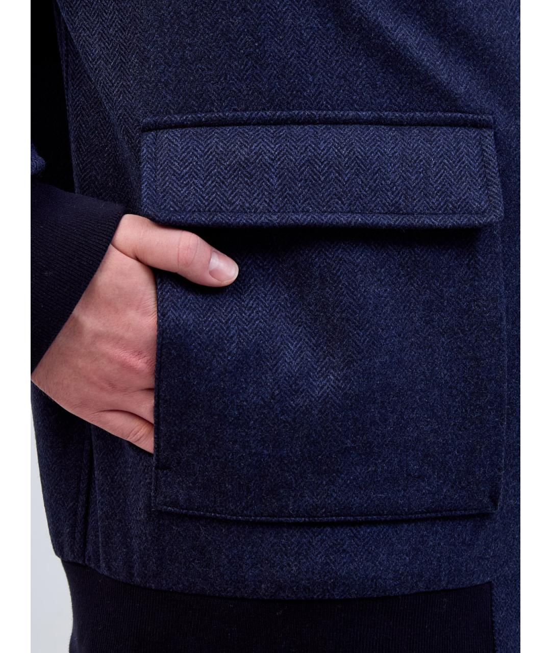 HERNO Синяя шерстяная куртка, фото 6