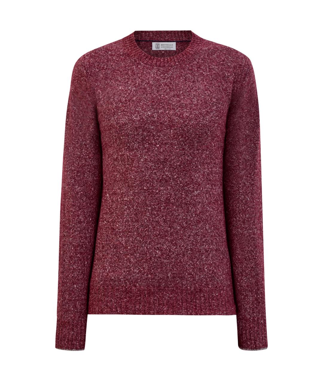 BRUNELLO CUCINELLI Красный шерстяной джемпер / свитер, фото 1