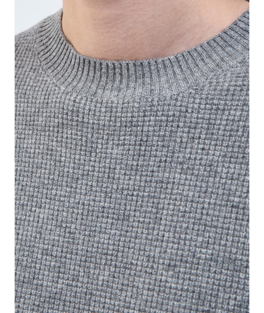 FABIANA FILIPPI Серый шерстяной джемпер / свитер, фото 5