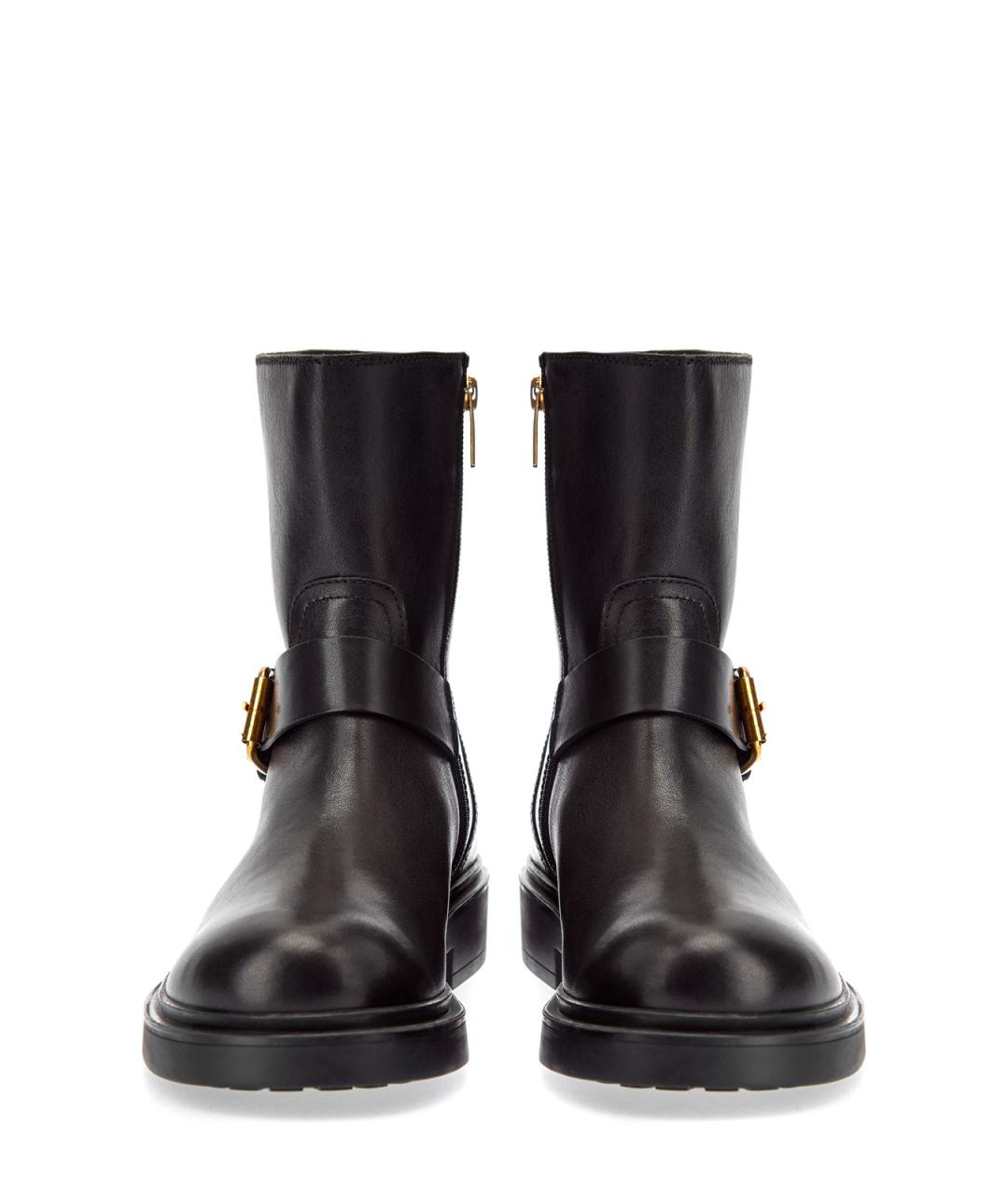 AGL Черные кожаные ботинки, фото 6