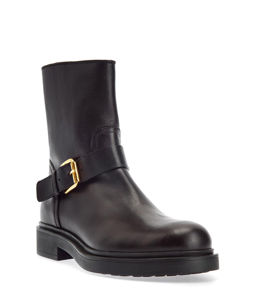 AGL Черные кожаные ботинки, фото 3