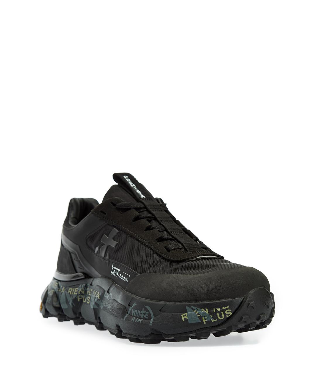 PREMIATA Черные текстильные кроссовки, фото 3