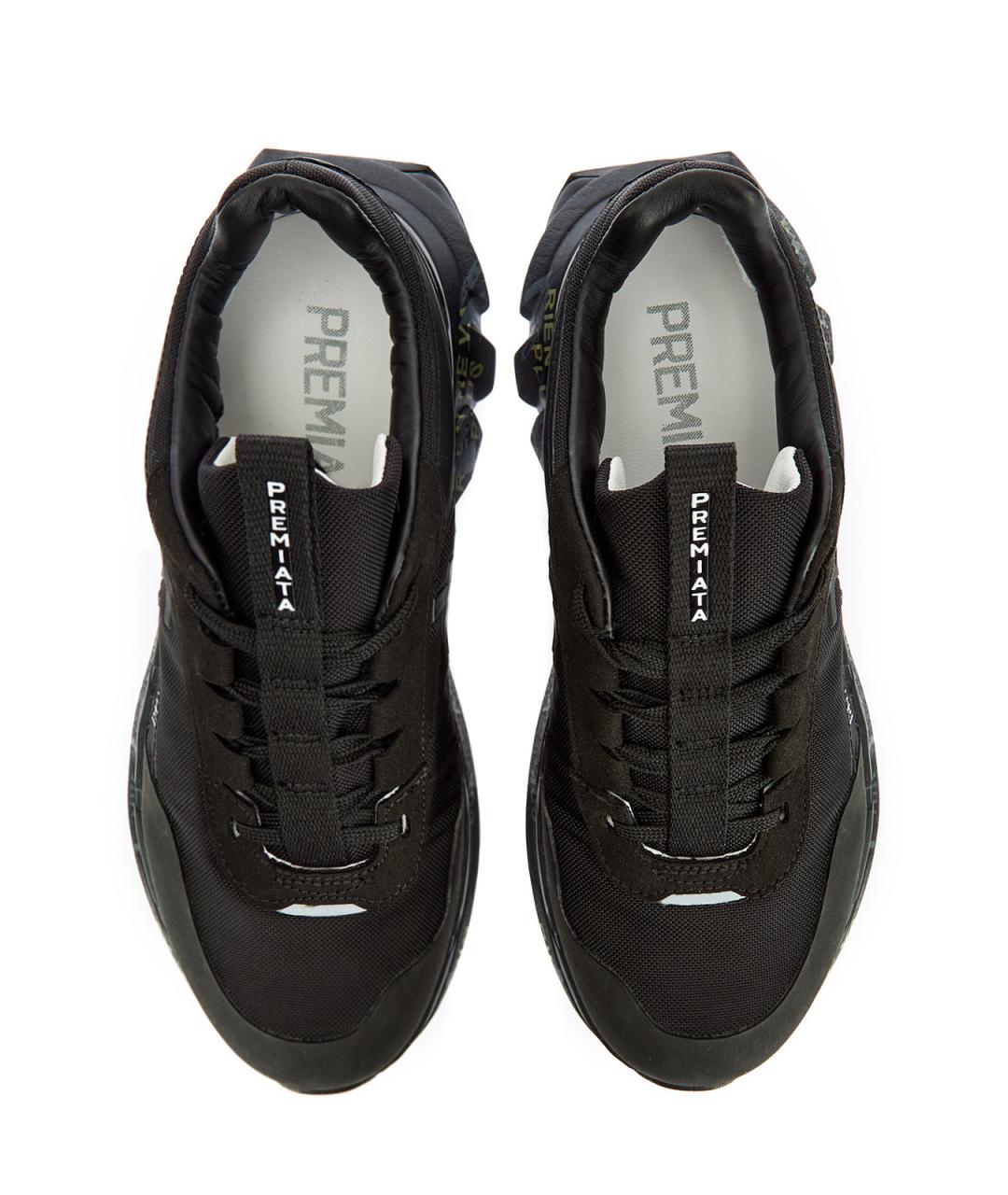PREMIATA Черные текстильные кроссовки, фото 5
