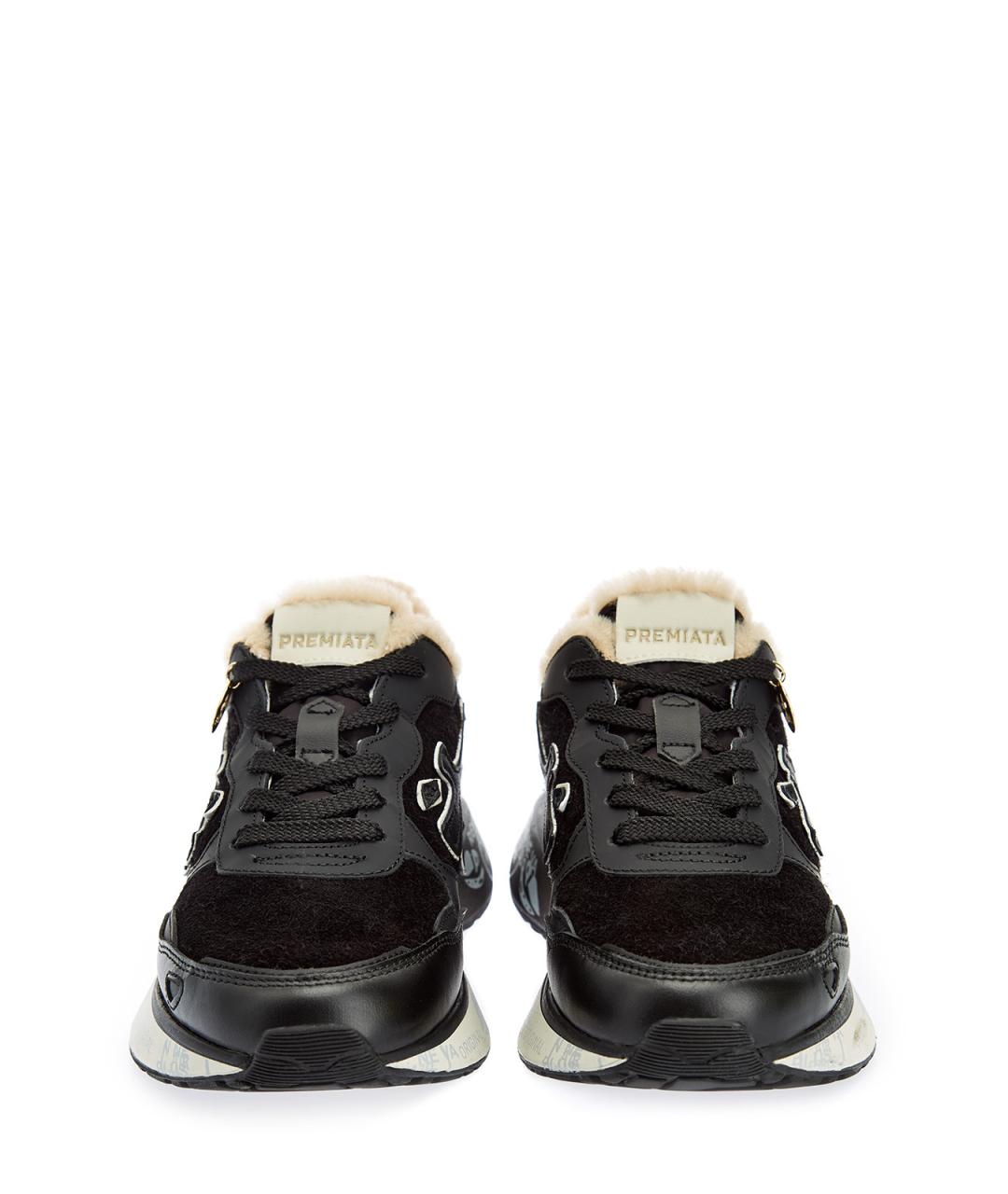 PREMIATA Черные кожаные кроссовки, фото 6