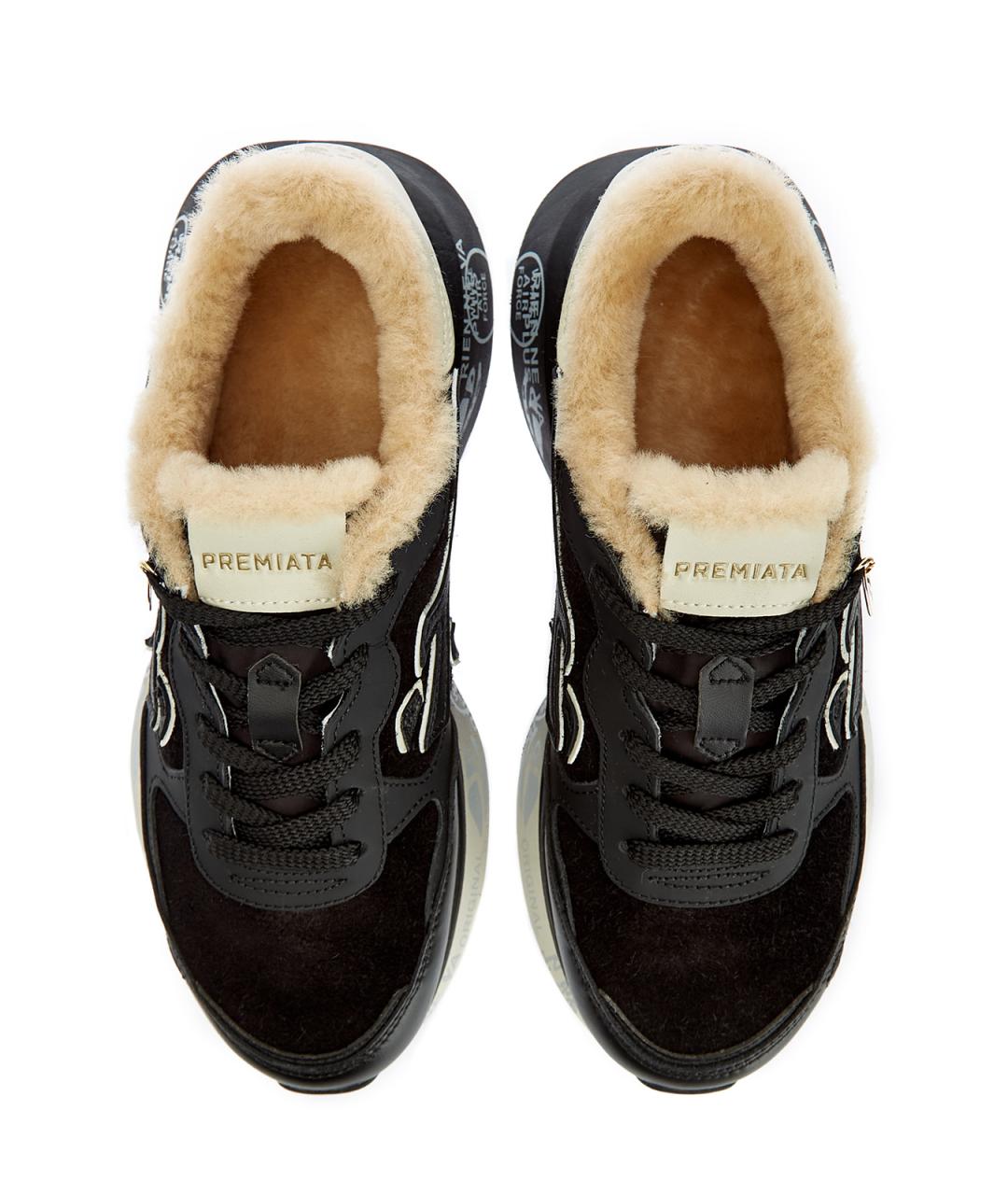 PREMIATA Черные кожаные кроссовки, фото 5