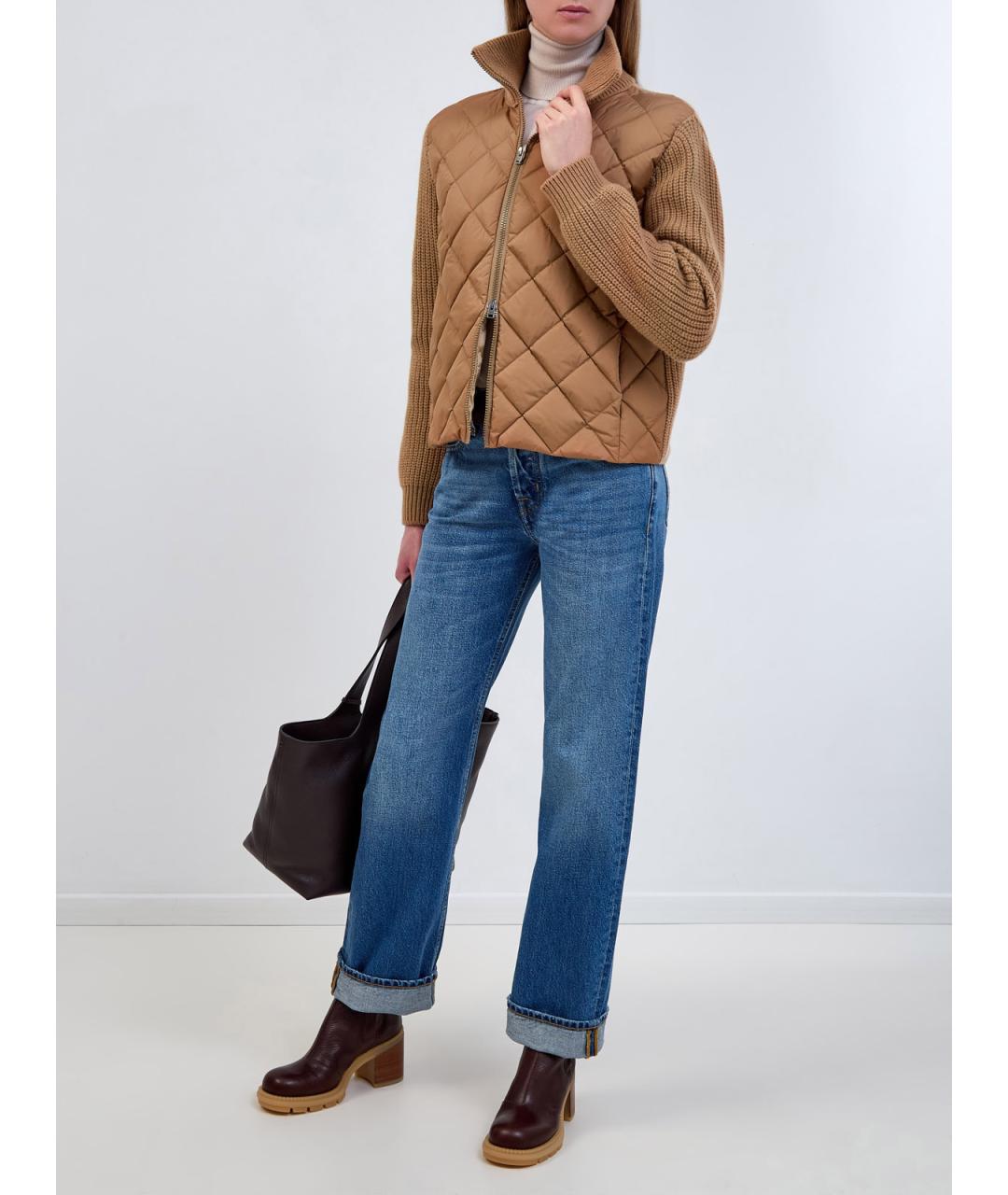 JACOB COHEN Синие хлопковые прямые джинсы, фото 2