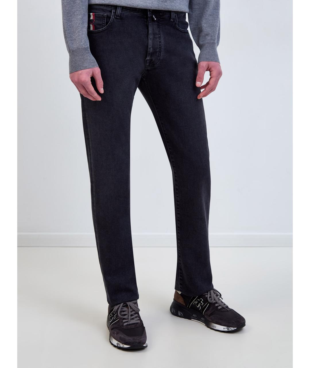 JACOB COHEN Хлопковые прямые джинсы, фото 3