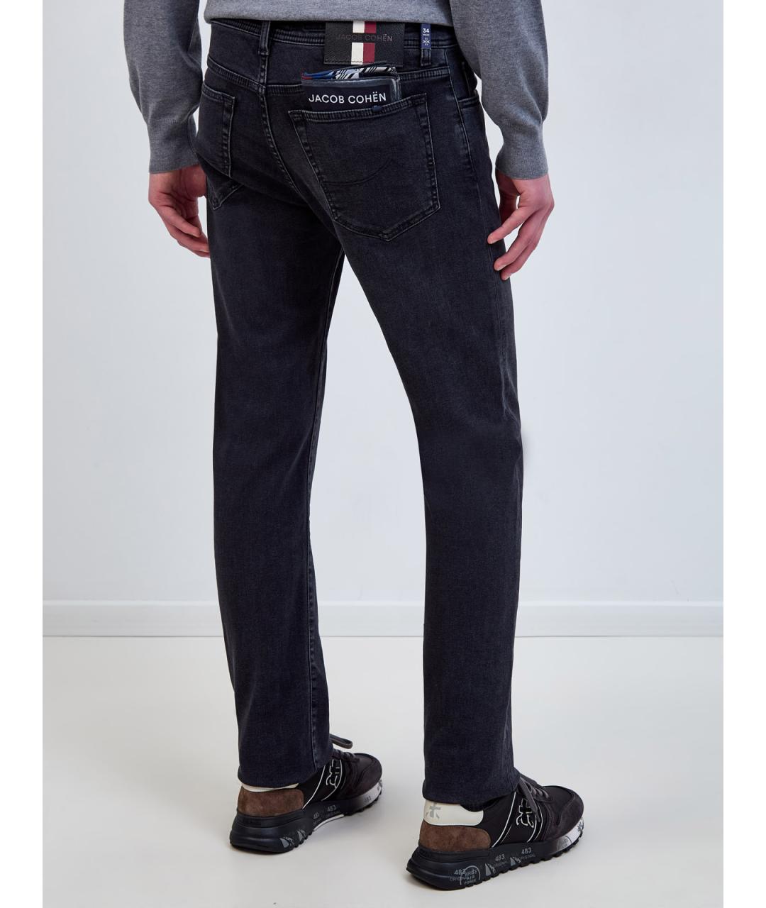JACOB COHEN Хлопковые прямые джинсы, фото 4