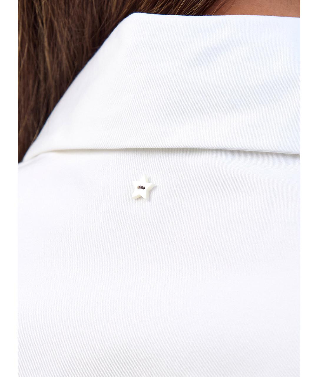 LORENA ANTONIAZZI Белая хлопковая рубашка, фото 6