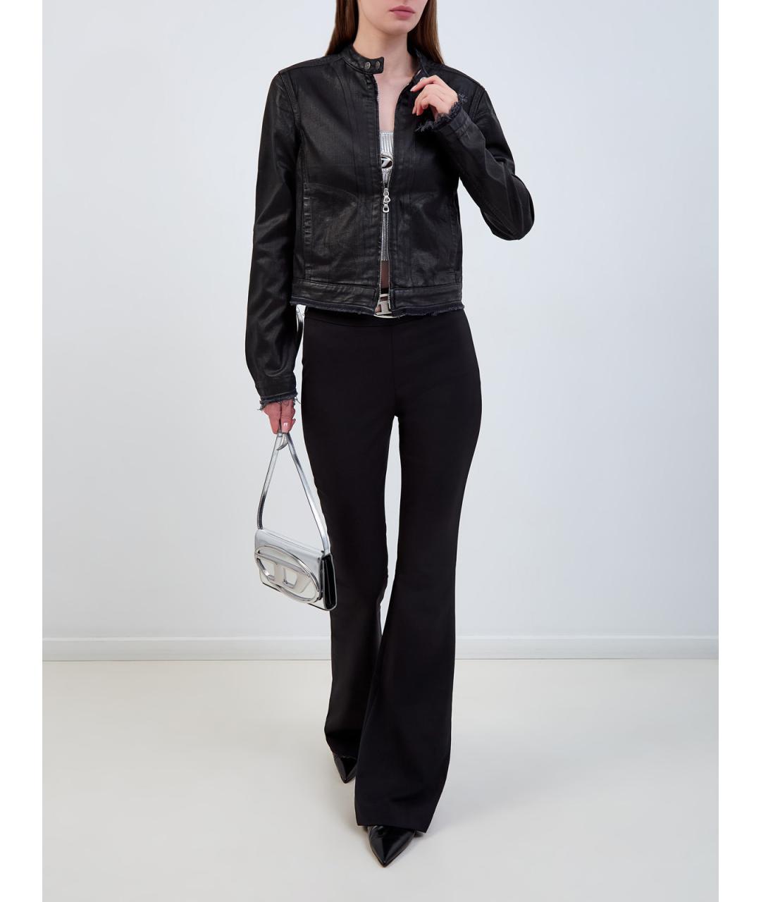 DIESEL Черная хлопковая куртка, фото 2