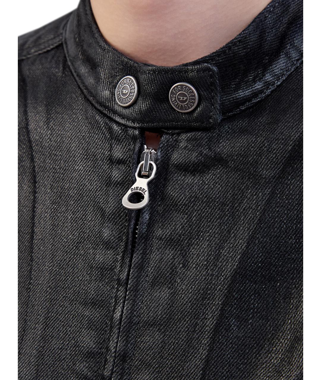 DIESEL Черная хлопковая куртка, фото 5