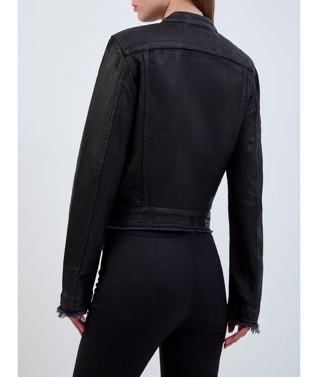 DIESEL Черная хлопковая куртка, фото 4