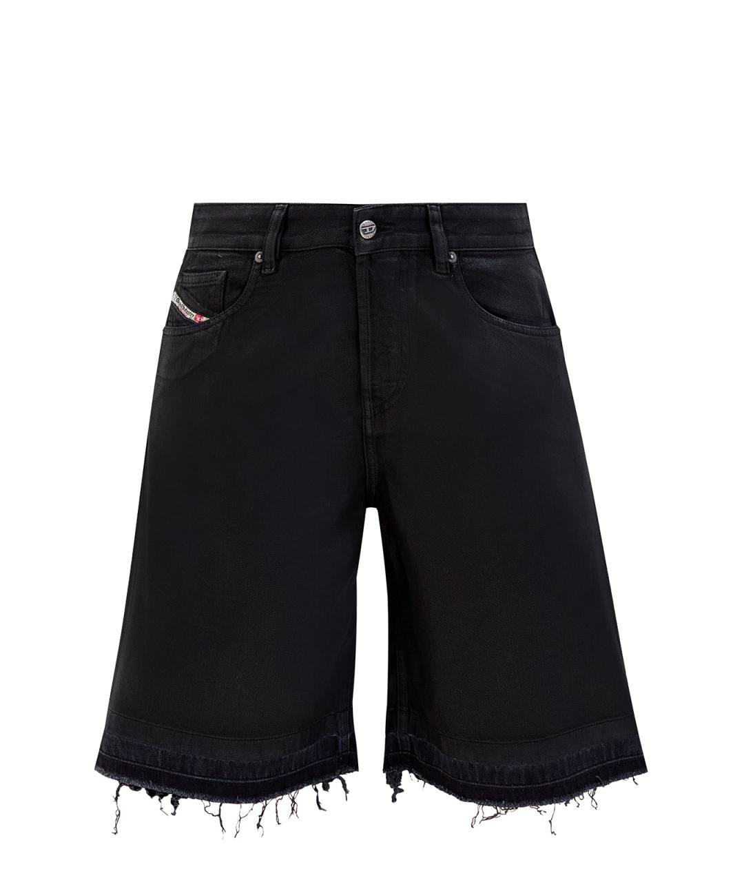 DIESEL Черные хлопковые шорты, фото 1