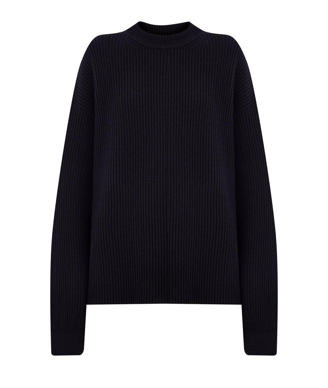 JIL SANDER Черный шерстяной джемпер / свитер, фото 1