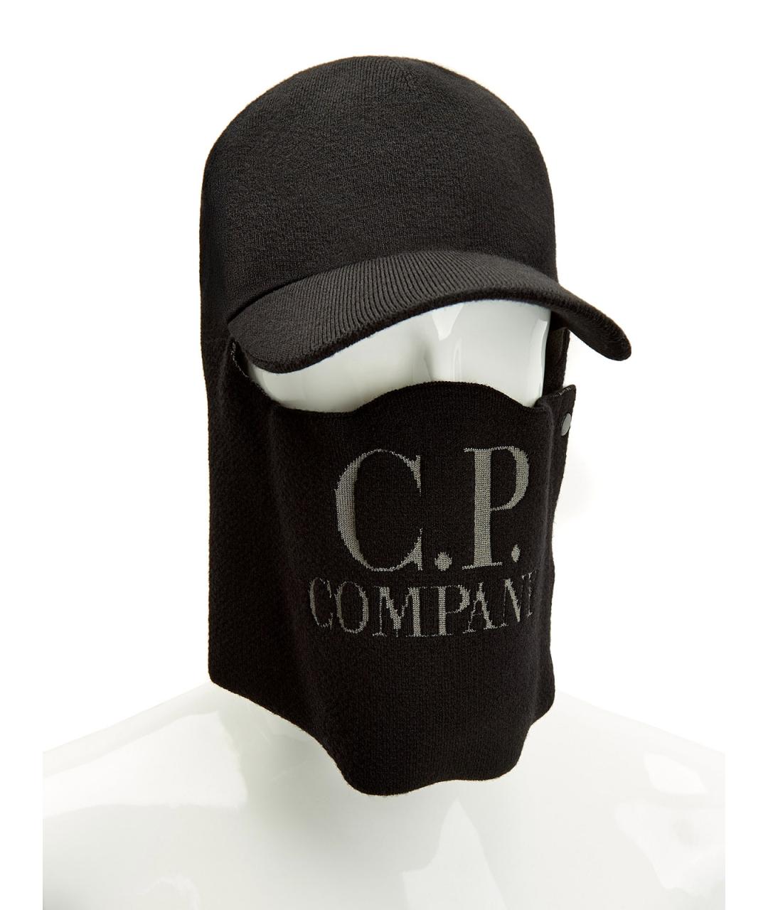 CP COMPANY Черная шерстяная шапка, фото 3
