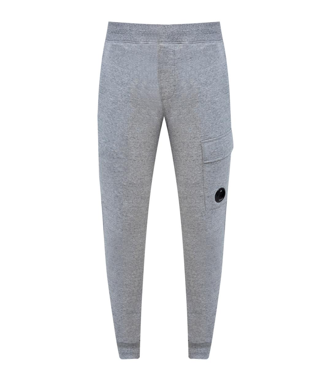 CP COMPANY Серые хлопковые повседневные брюки, фото 1