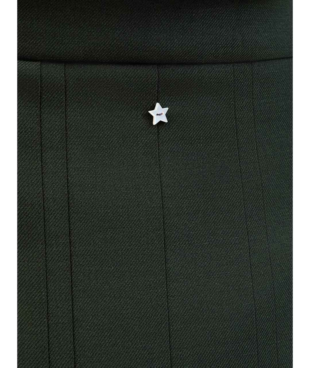 LORENA ANTONIAZZI Зеленая полиэстеровая юбка миди, фото 5