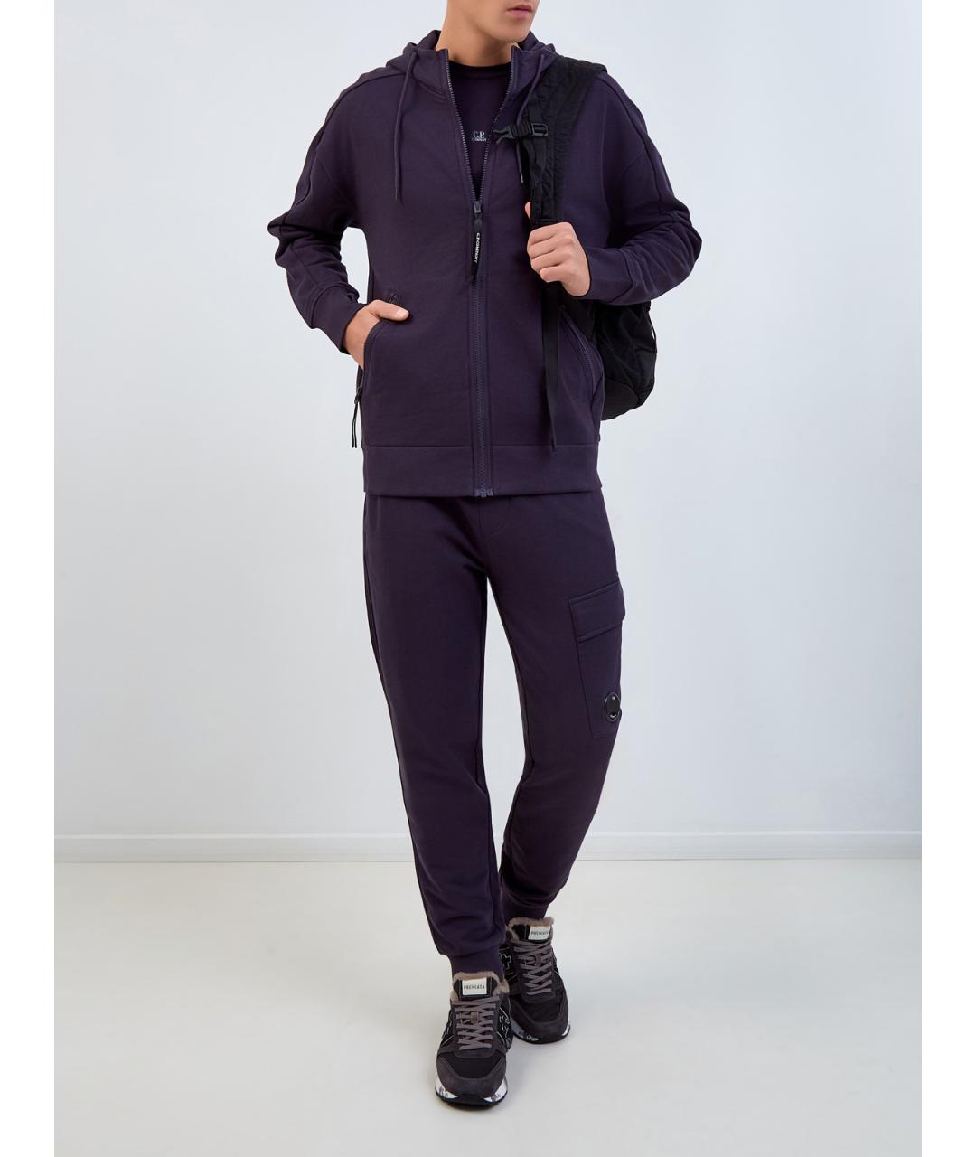 CP COMPANY Синяя хлопковая футболка, фото 2