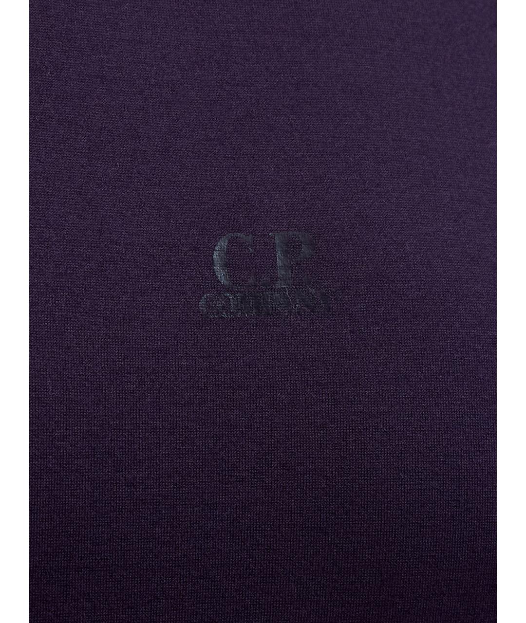 CP COMPANY Синяя хлопковая футболка, фото 5