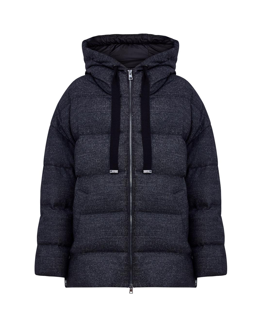 LORENA ANTONIAZZI Антрацитовая шерстяная куртка, фото 1