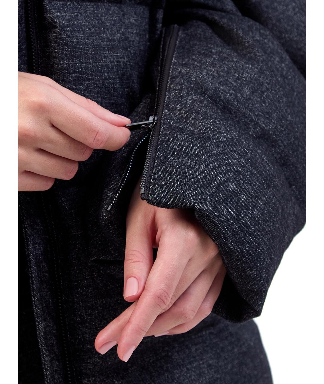 LORENA ANTONIAZZI Антрацитовая шерстяная куртка, фото 6