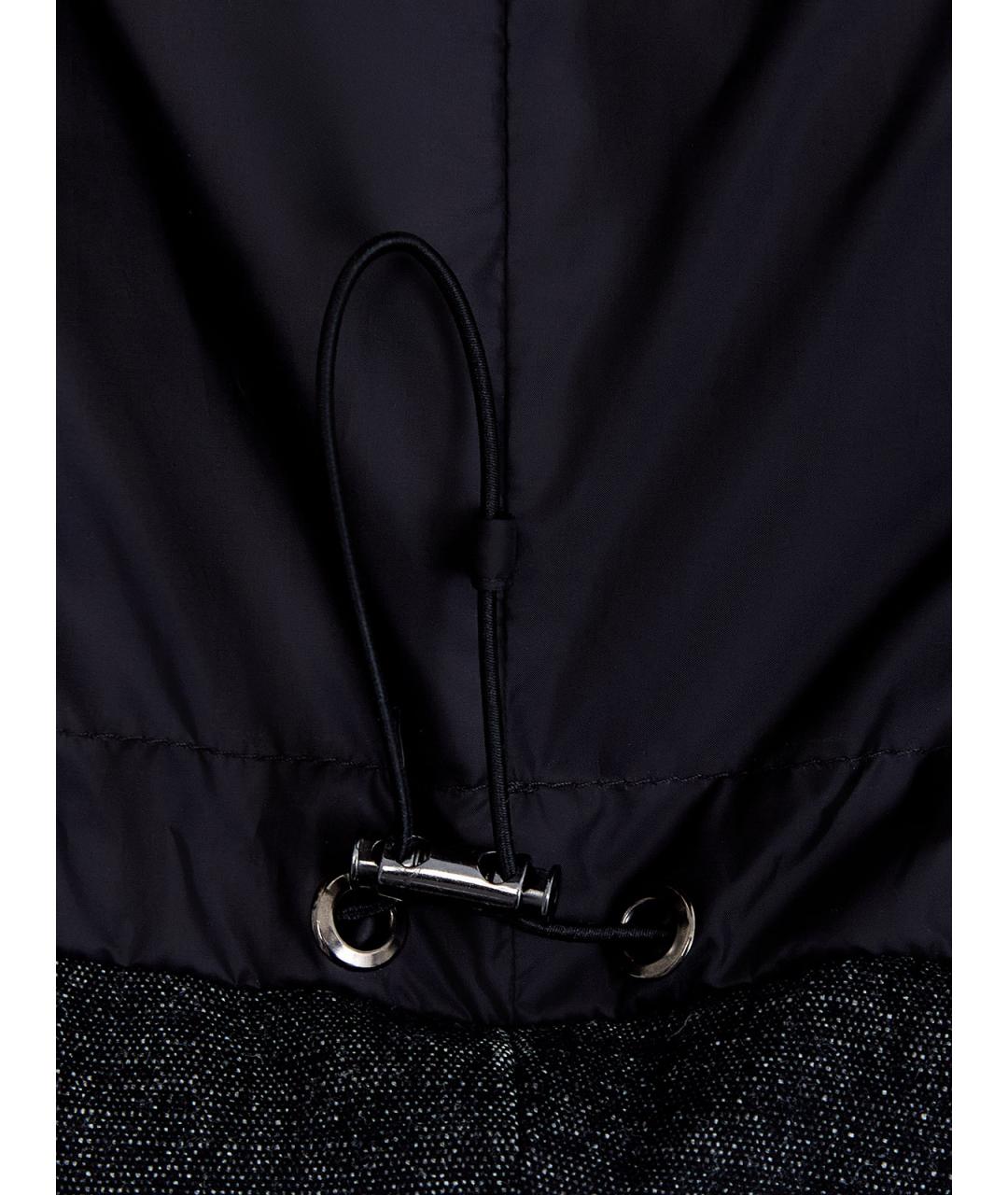 LORENA ANTONIAZZI Антрацитовая шерстяная куртка, фото 7