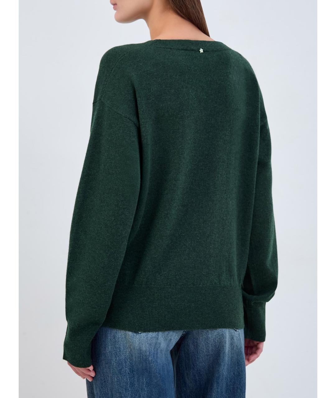 LORENA ANTONIAZZI Зеленый шерстяной джемпер / свитер, фото 4