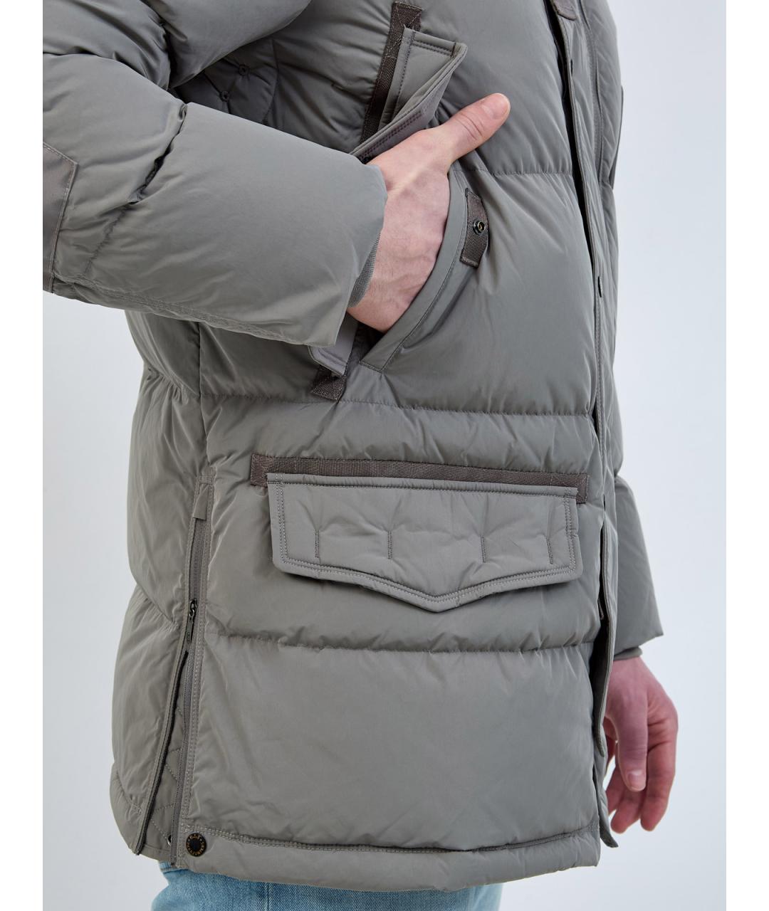 PARAJUMPERS Хаки полиэстеровый пуховик, фото 3