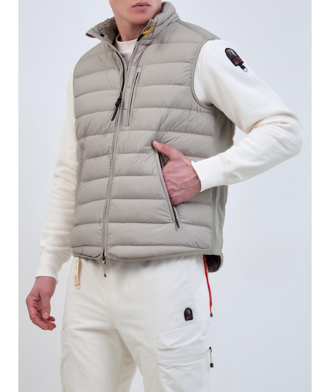 PARAJUMPERS Бежевый полиэстеровый жилет, фото 3