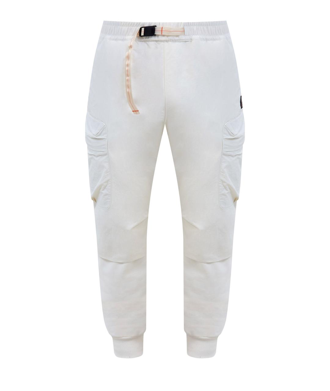 PARAJUMPERS Белые хлопковые повседневные брюки, фото 1