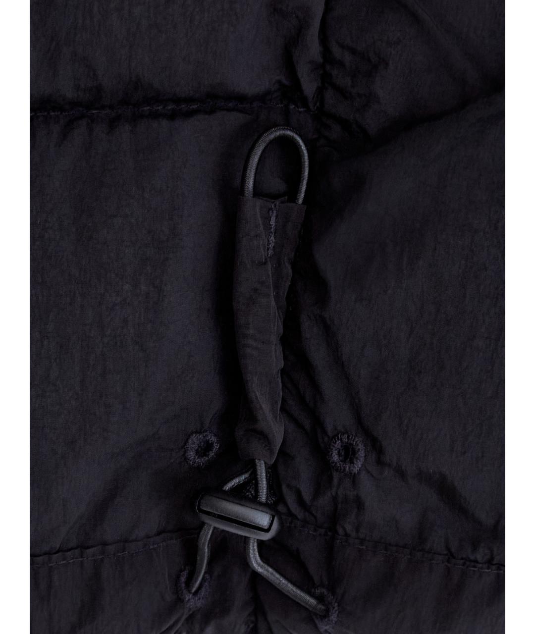 CP COMPANY Черный полиамидовый пуховик, фото 8