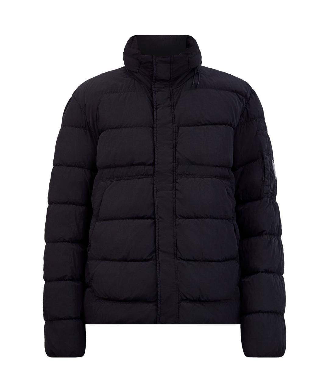 CP COMPANY Черный полиамидовый пуховик, фото 1