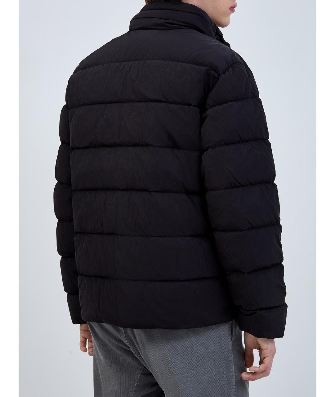 CP COMPANY Черный полиамидовый пуховик, фото 4