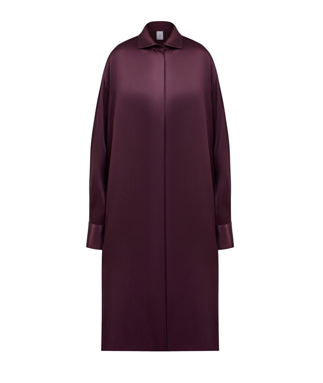 ELEVENTY Бордовая шелковая блузы, фото 1