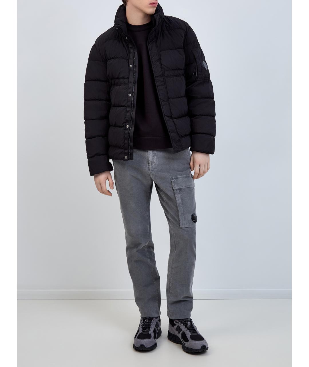 CP COMPANY Серые хлопковые повседневные брюки, фото 2