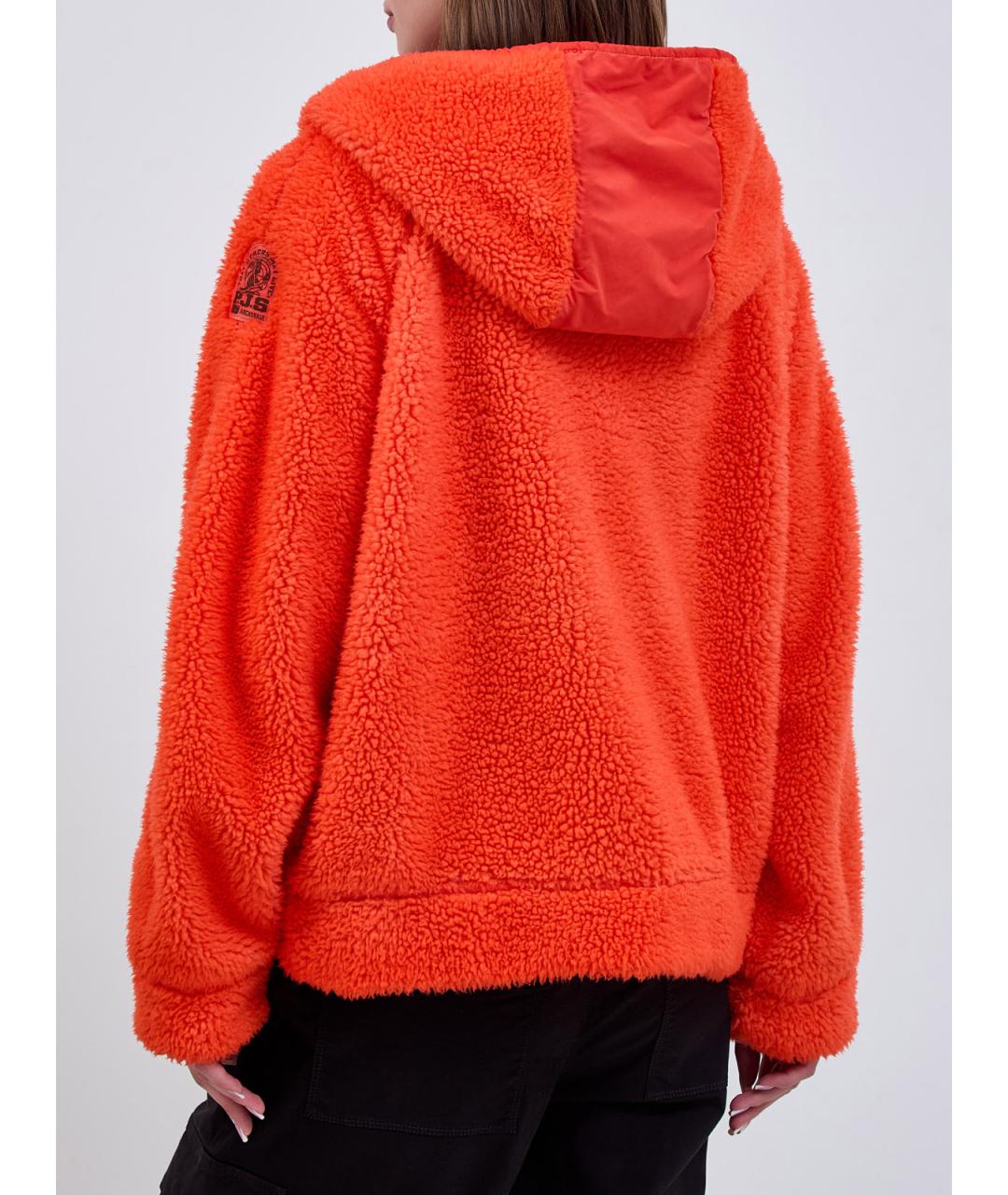 PARAJUMPERS Оранжевая полиэстеровая куртка, фото 4