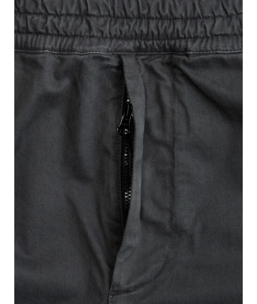 CP COMPANY Серые хлопковые повседневные брюки, фото 6