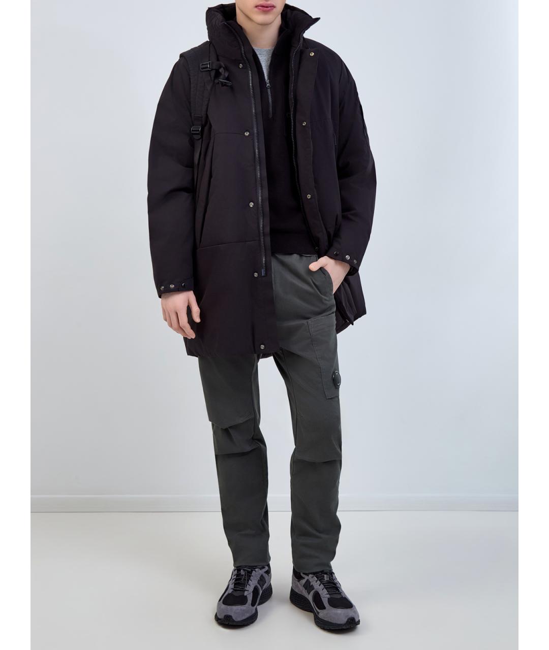 CP COMPANY Серые хлопковые повседневные брюки, фото 2